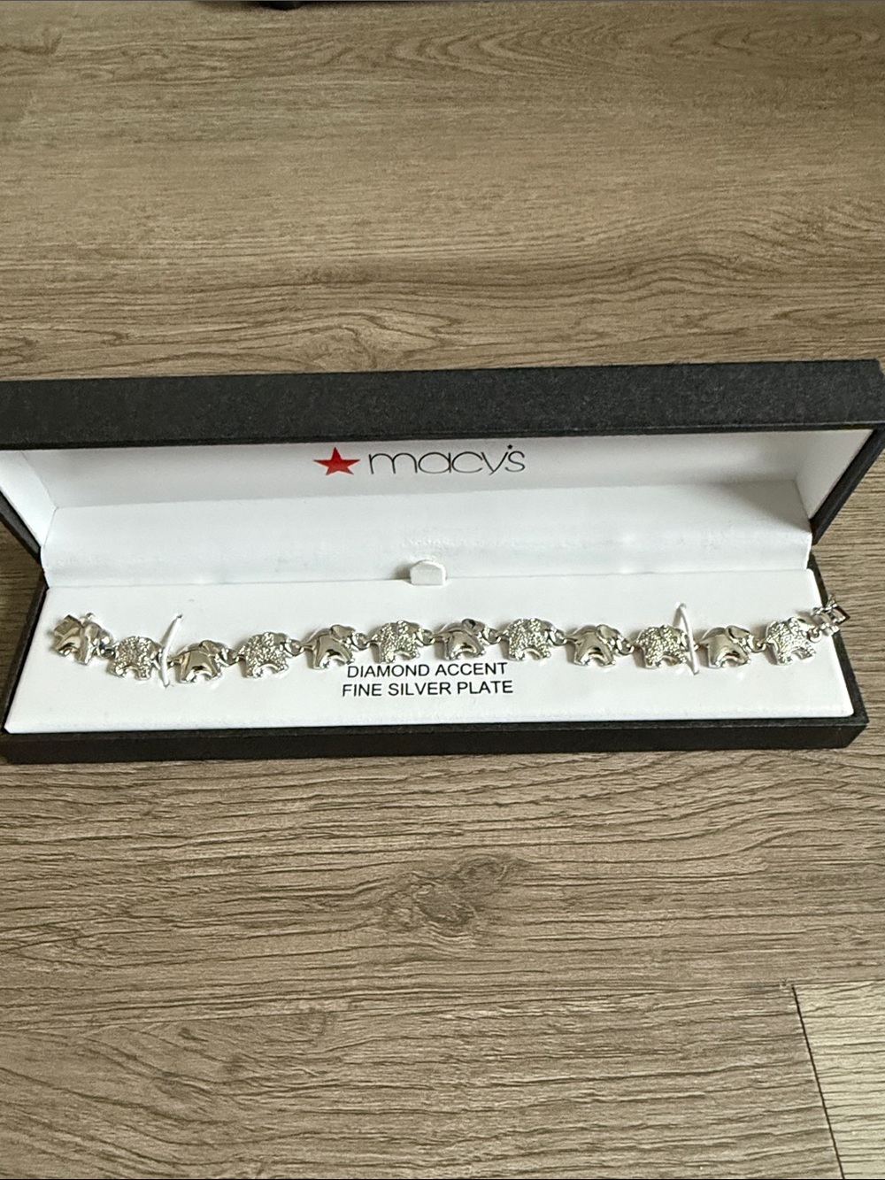 Silver Elephant Bracelet